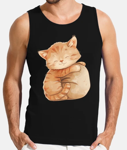 T-shirt Sleeping Pet Kitten Pillow Hug Lover