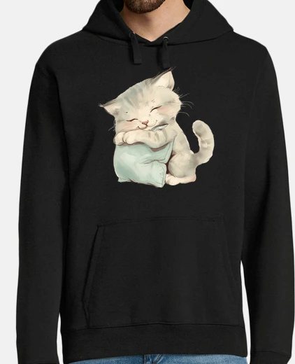Hoodie Sleeping Pet Kitten Pillow Hug Lover