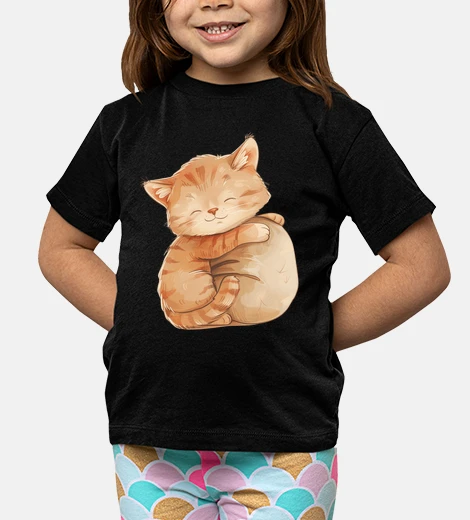 Kids Sleeping Pet Kitten Pillow Hug Lover