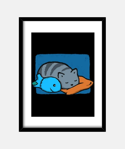Framed sleeping with the fishes