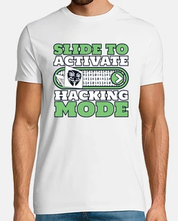 slide to activate hacking mode white