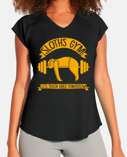 T-shirt sloth gym