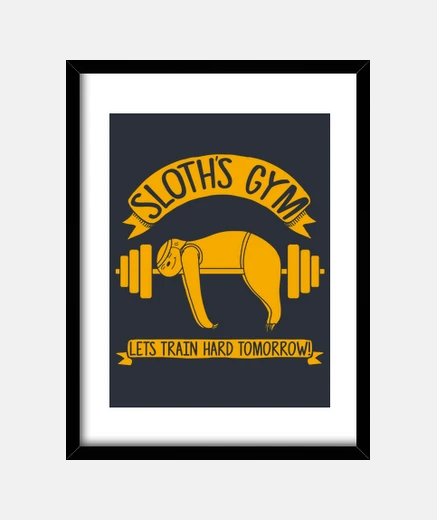 Framed sloth gym