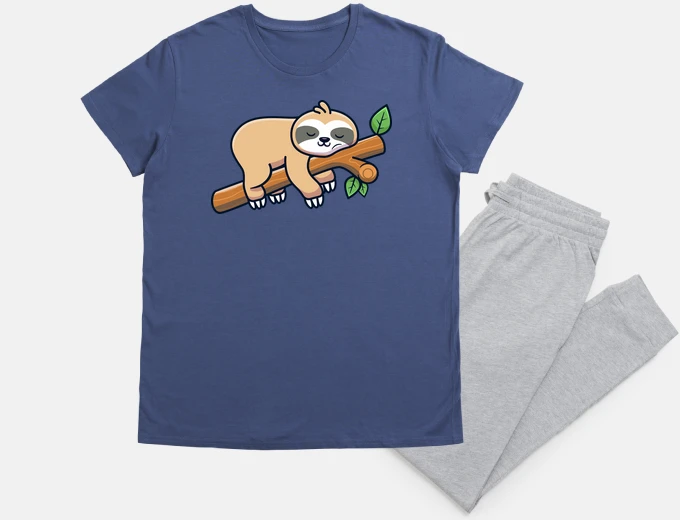 Pyjama sloth on a branch