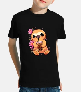Sloth Boba Tea Bubble Tea Anime Kawaii