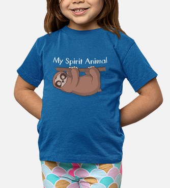 Sloth is my spirit animals kids t-shirt | tostadora