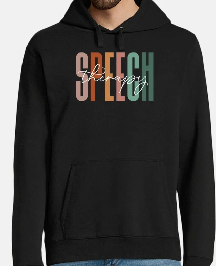 Sudadera slp rainbow speech therapy graduation