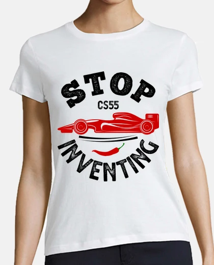 T-shirt smettila di inventare l39auto los sainz
