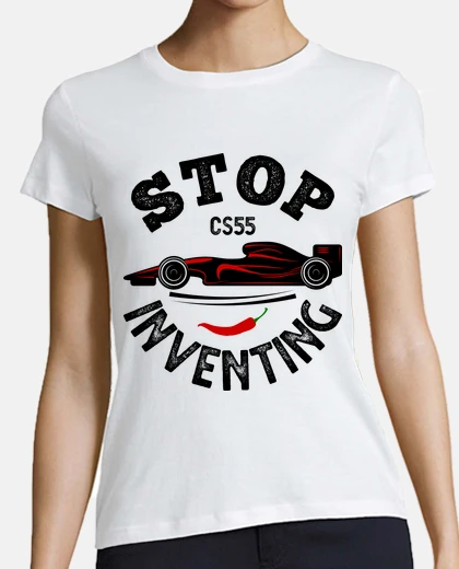 T-shirt smettila di inventare l39auto los sainz