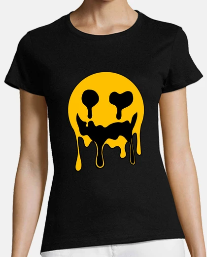 Tee-shirt smiley qui coule