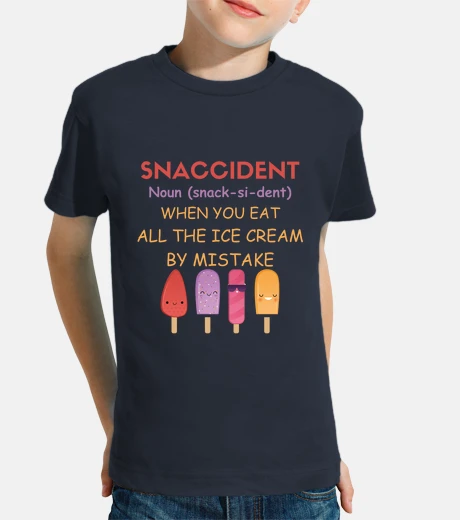 Vêtements snaccident drôle définition crème glacé