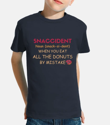 Kids Snaccident funny definition donut lover