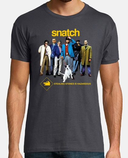 Camiseta Snatch. Cerdos y diamantes