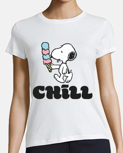 Tee-shirt Snoopy à man de la glace