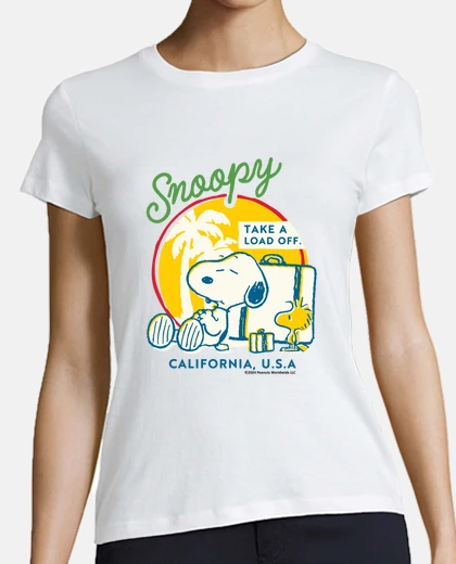 Tee-shirt Snoopy California USA