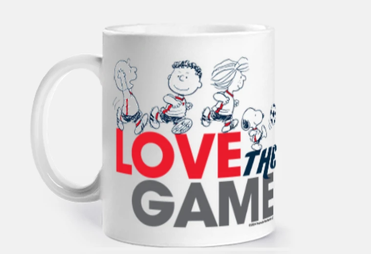 Tazza Snoopy Charlie Brown Football