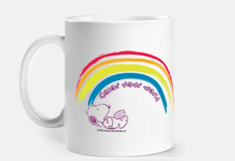 Tazza Snoopy color your world