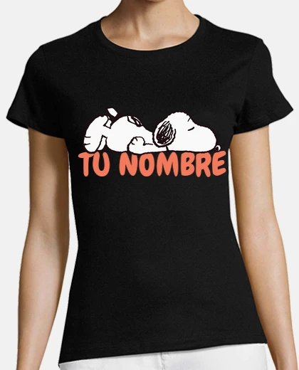 Camiseta Snoopy con tu nombre