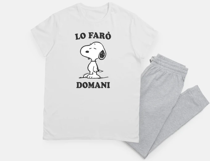 Pigiama Snoopy è far dalla domenica