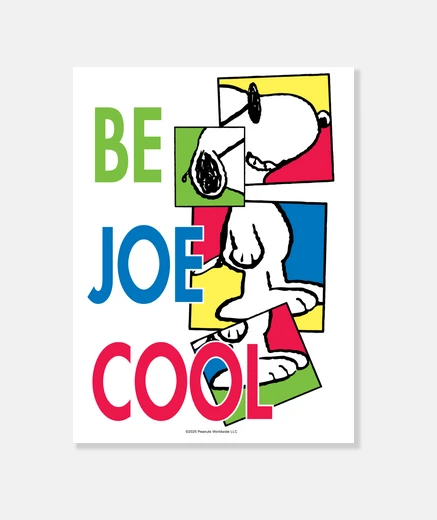 Stampa Snoopy è Joe cool