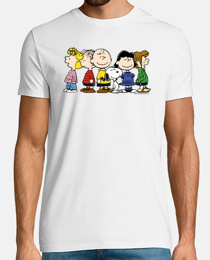 Tee-shirt Snoopy et Charlie Brown Groupe
