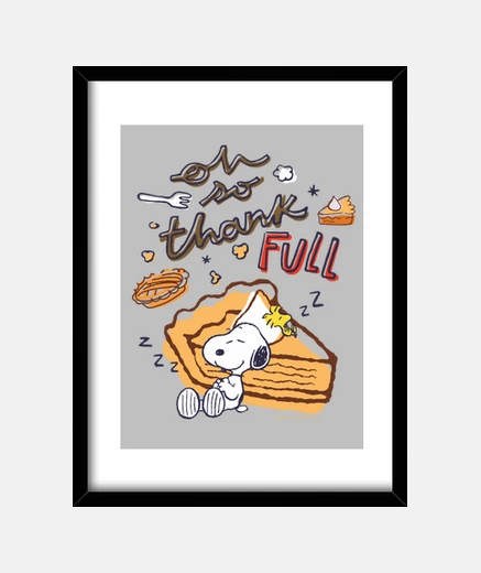 Cadre Snoopy et Woodstock complet