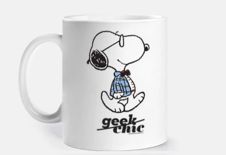 Taza Snoopy geek chic