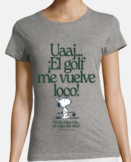 Camiseta Snoopy golfista