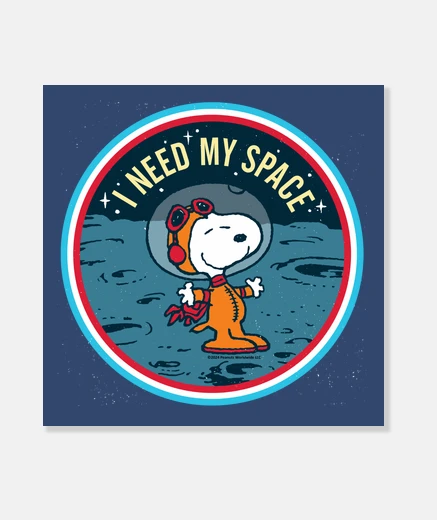 Tableau Snoopy j&#39;ai besoin de mon espace
