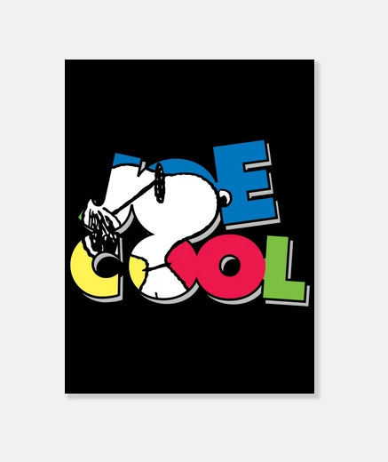 Stampa Snoopy Joe è cool