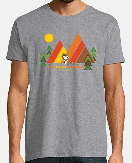 T-shirt snoopy la eat all39aria aperta