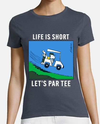 Camiseta Snoopy Life is Short
