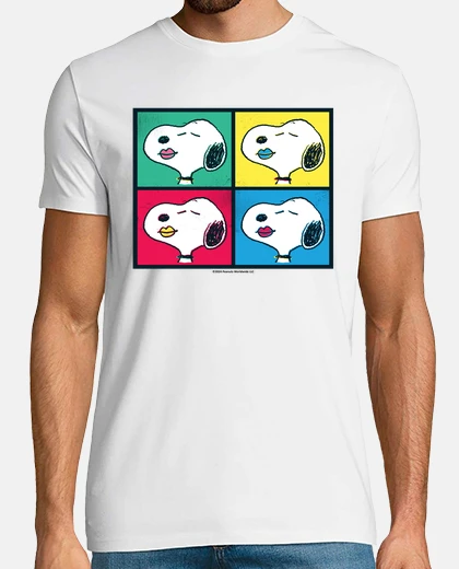 Camiseta Snoopy modern art