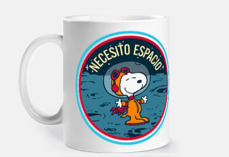 Taza Snoopy Necesito espacio
