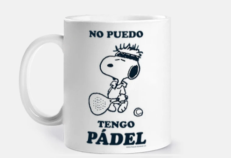 Taza Snoopy no puedo tengo pádel V2