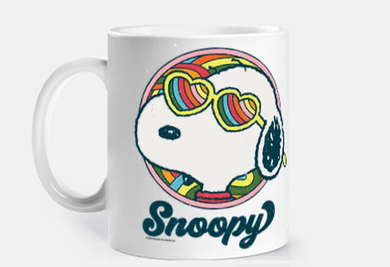 Taza Snoopy Psicodelia