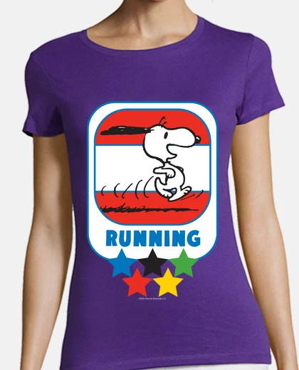 Tee-shirt Snoopy run Star