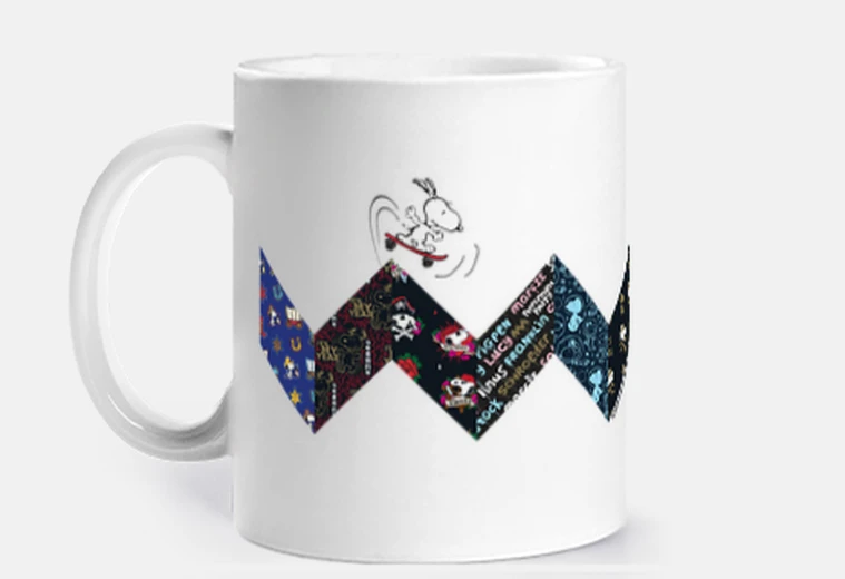 Tazza Snoopy Skate Riot