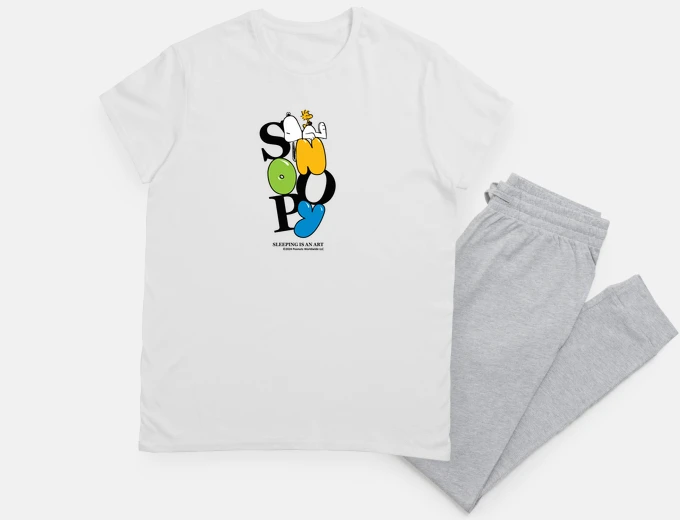 Pijama Snoopy Sleeping is an art