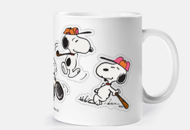 Mug Snoopy Sports