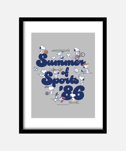 Cuadro Snoopy Summer of Sports 86