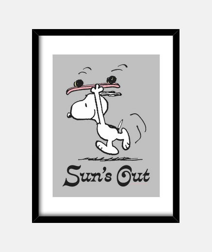 Quadro Snoopy Sun è uscito
