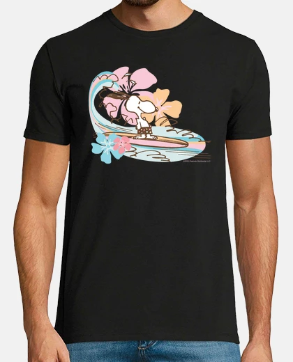 T-shirt Snoopy surf alle Hawaii