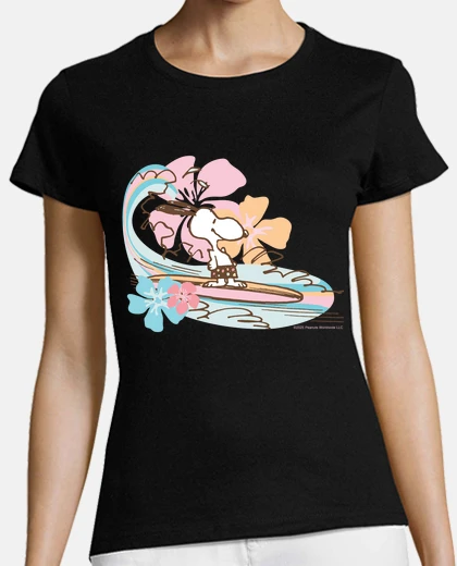 Tee-shirt Snoopy surfe à Hawaï