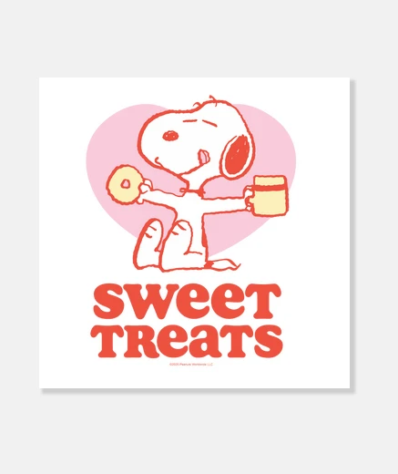 Lienzo Snoopy Sweet treats