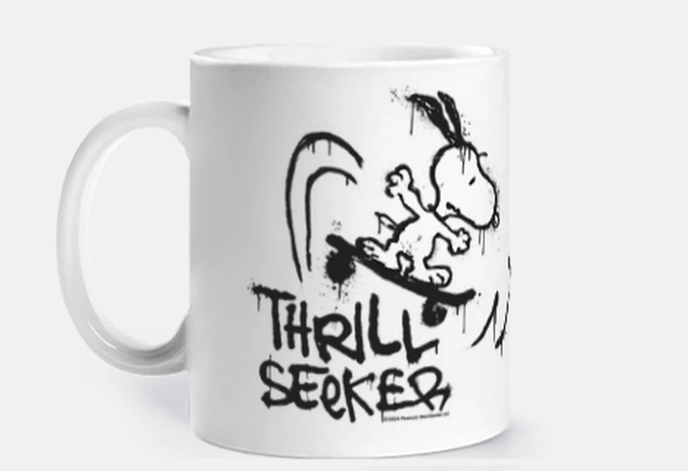 Tazza Snoopy Thrill seeker