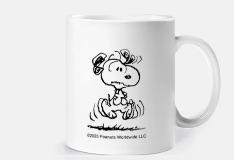 Mug Snoopy tremble