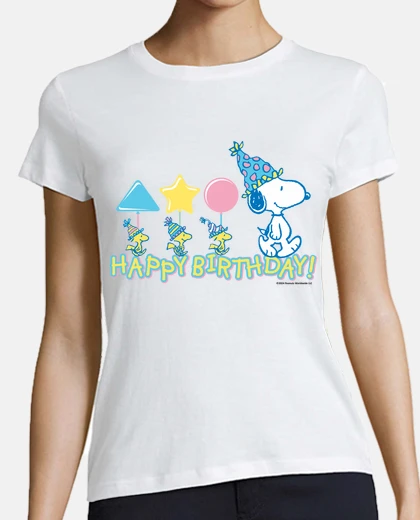 Tee-shirt Snoopy Tweet Joyeux Anniversaire