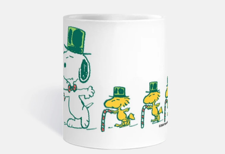Tazza Snoopy Woodstock danza
