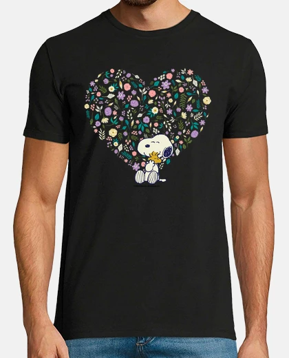 T-shirt Snoopy Woodstock hearts